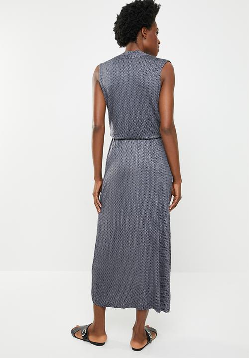edit - Sleeveless maxi dress - grey 