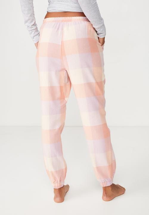 Cotton On - Dropped flannel pant  - multi 