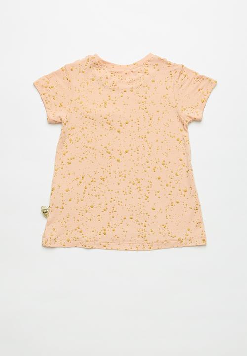 Pop Candy - Girls stretched pocket t-shirt - peach