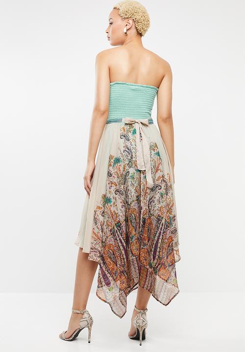 c(inch) - Hanky hem dress - multi