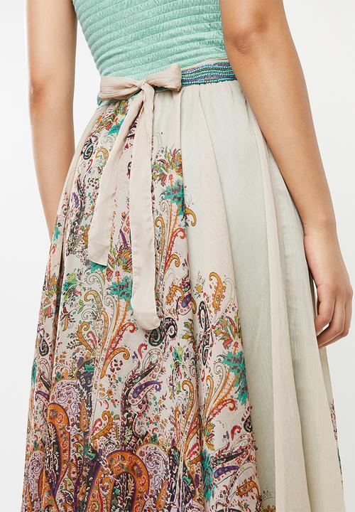 c(inch) - Hanky hem dress - multi