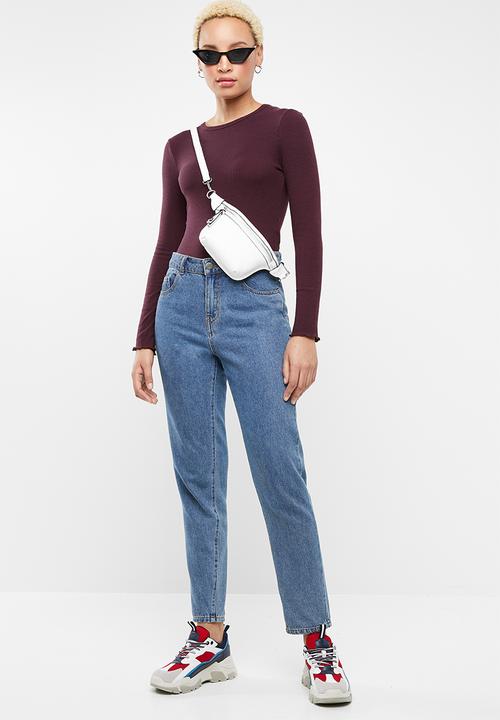 Cotton On - The sister long sleeve top - burgundy 