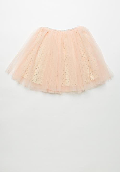 Pop Candy -  Mesh skirt - peach