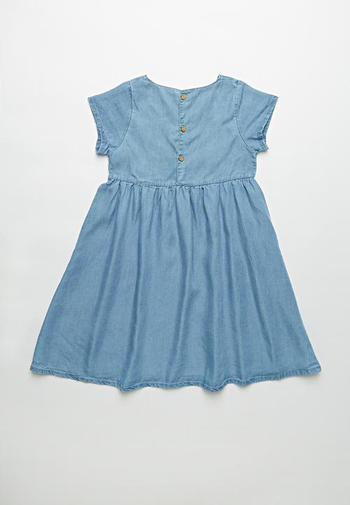 Pop Candy - Girls denim dress - blue