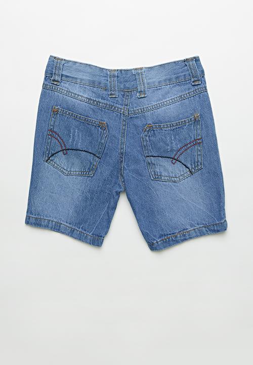 Pop Candy - Boys denim shorts - blue