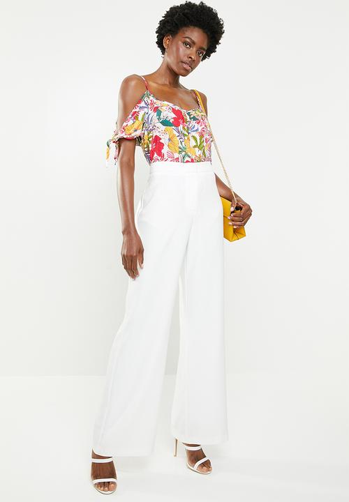 edit - Cold shoulder blouse - multi