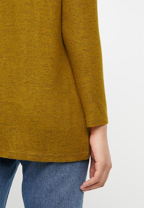 STYLE REPUBLIC - Longer length cardigan - mustard 