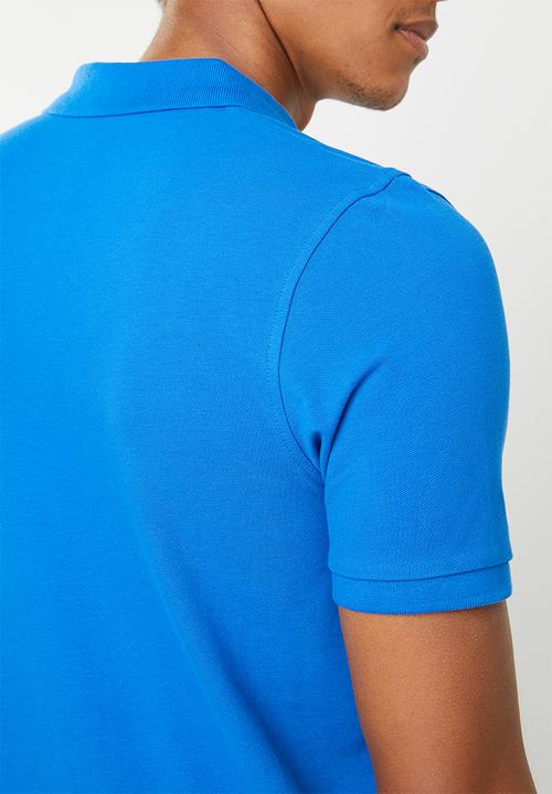 Jack & Jones - Mikkel short sleeve polo - blue & white 