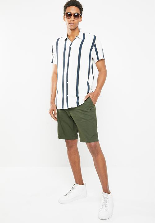 STYLE REPUBLIC - Twill shorts - green