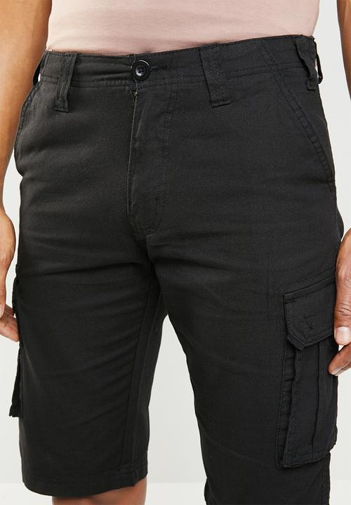 STYLE REPUBLIC - Cargo shorts - black