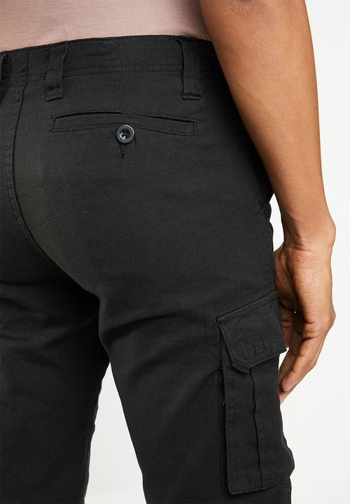 STYLE REPUBLIC - Cargo shorts - black