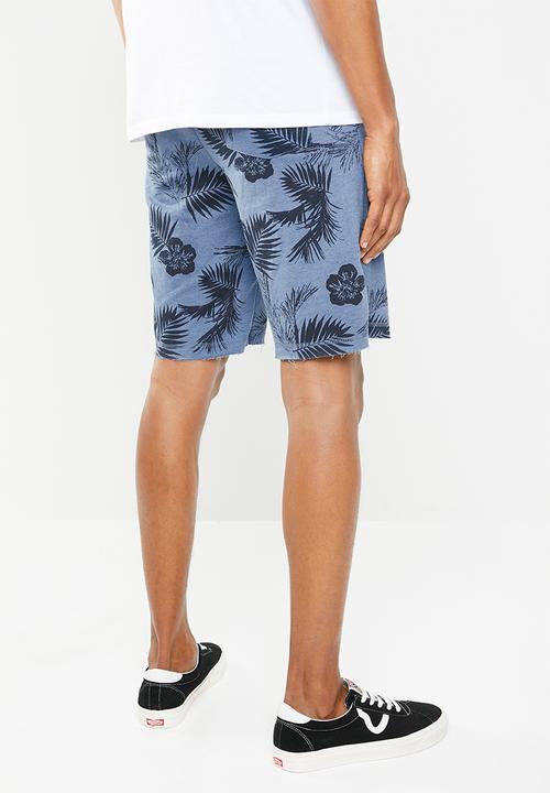 STYLE REPUBLIC - Printed Jordan shorts - blue