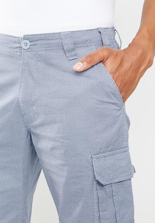 STYLE REPUBLIC - Cargo shorts - blue 