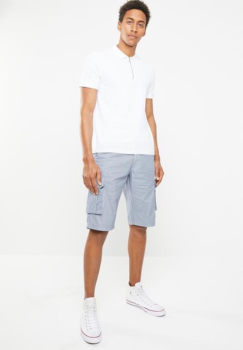 STYLE REPUBLIC - Cargo shorts - blue 
