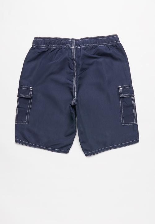 Pop Candy - Boys beach bermuda - navy