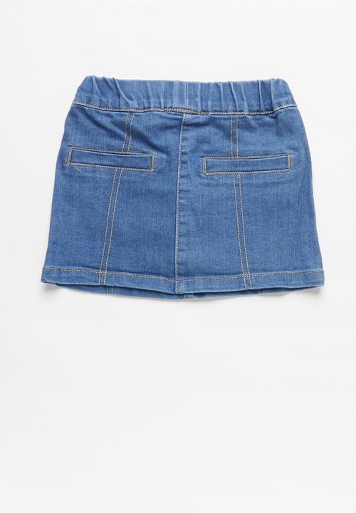 Pop Candy - Denim skirt - blue