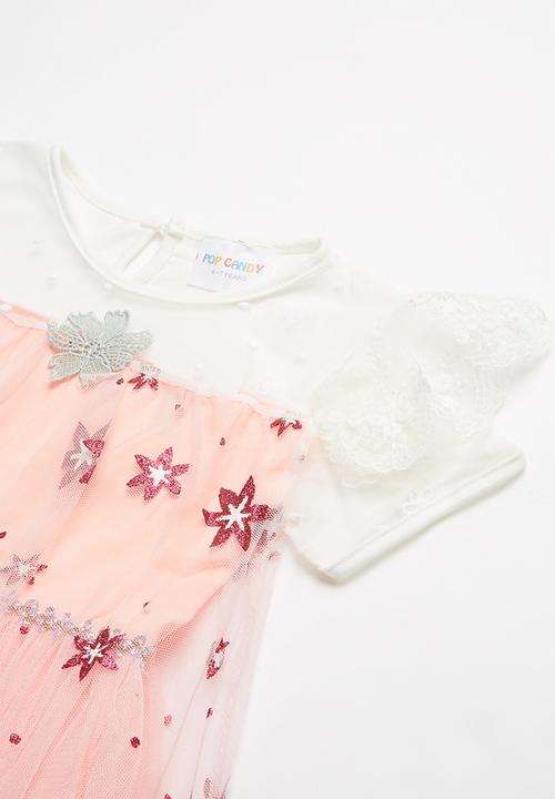 Pop Candy - Princess dress - pink & white