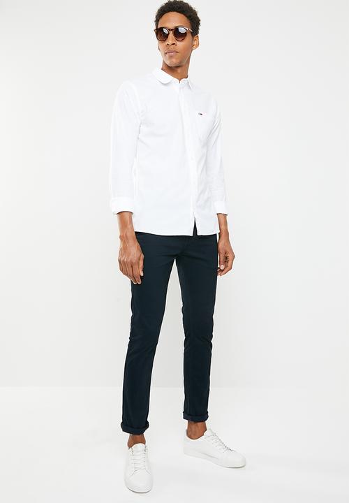 Tommy Hilfiger - Tjm solid poplin woven shirt - white