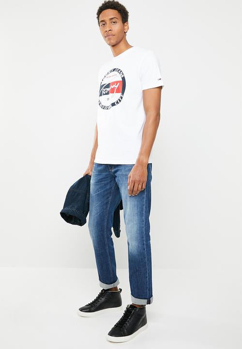 Tommy Hilfiger - Tjm circle graphic tee - white