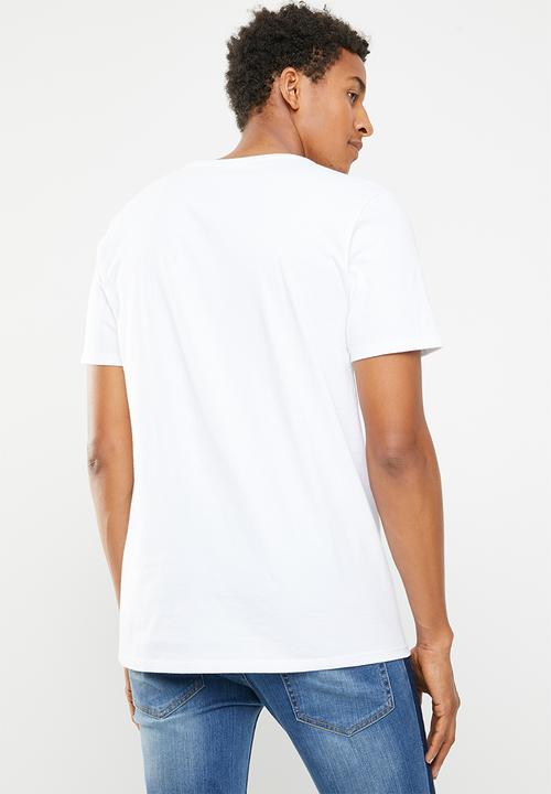 Hurley - Icon slash gradient tee - white