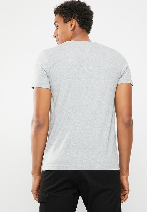 Tommy Hilfiger - Stripe hilfiger tee - grey