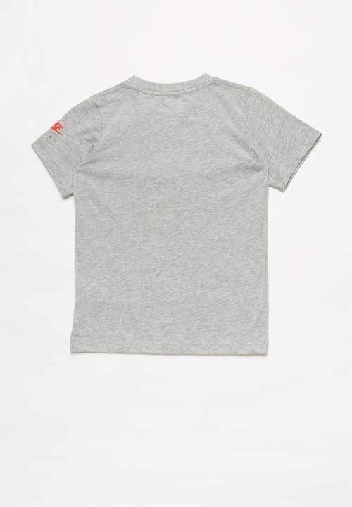 Nike - Nkb Nike Air box logo short sleeve T-shirt - grey