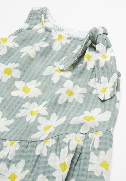 Pop Candy - Tiered daisy print dress - multi