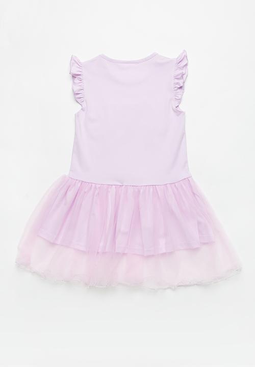 Pop Candy - Mesh combo dress - purple