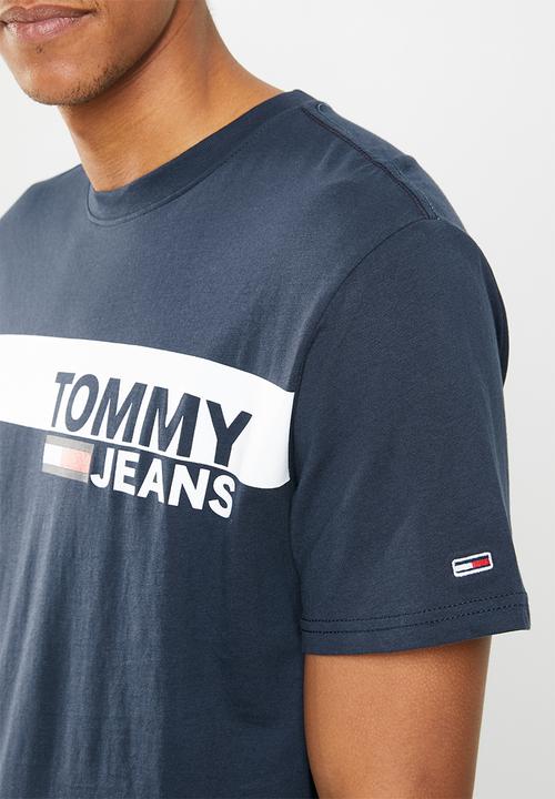 Tommy Hilfiger - Tjm essential box logo tee - navy