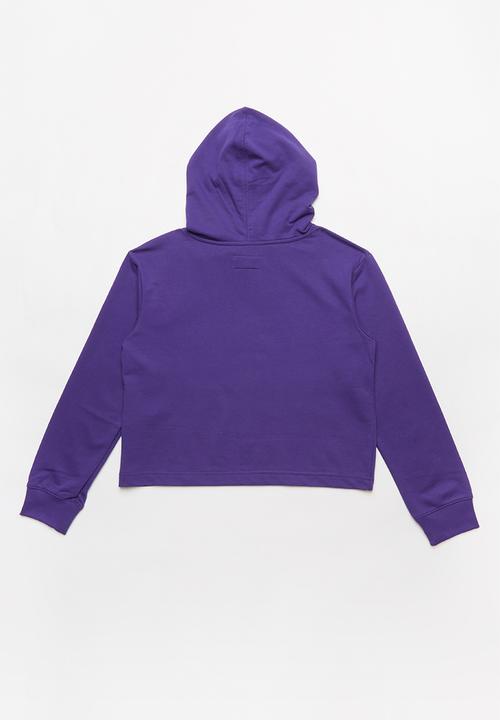 Converse - Converse cropped hoodie - purple