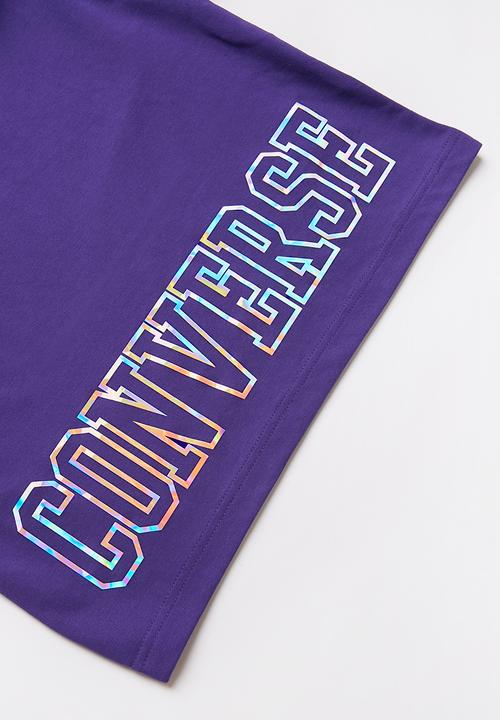 Converse - Converse cropped hoodie - purple