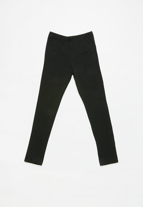 Rebel Republic - Kids 2 pack leggings - black & white