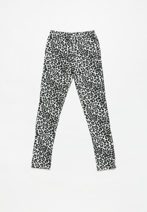 Rebel Republic - Kids 2 pack leggings - black & white
