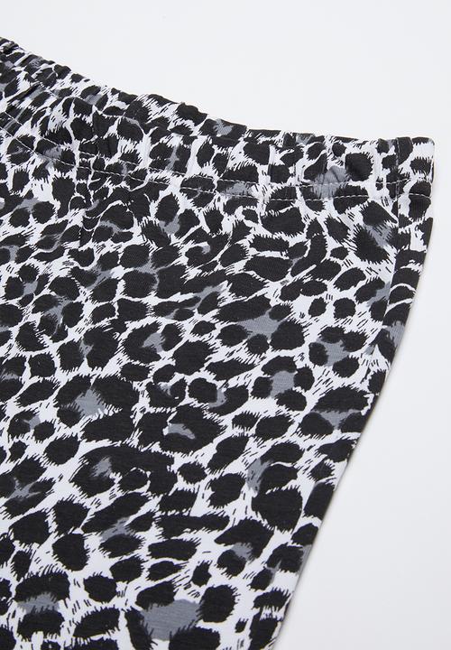 Rebel Republic - Kids 2 pack leggings - black & white