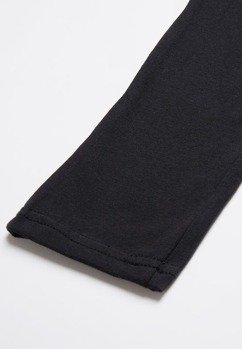 Rebel Republic - Kids 2 pack leggings - black & white