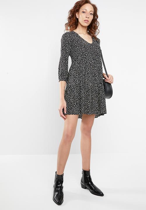 New Look - V neck smock dress - multi 