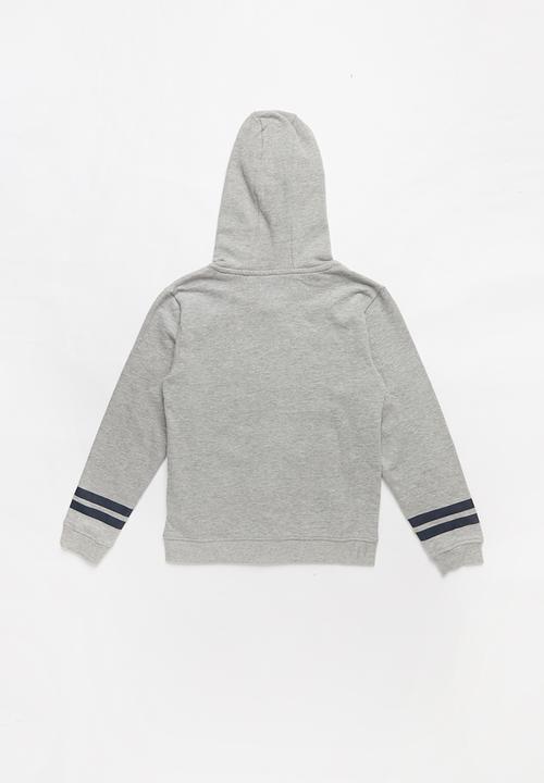 MINOTI - Teens hooded zip thru - grey
