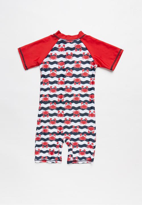 Pop Candy - Crab print swimsuit -  multi