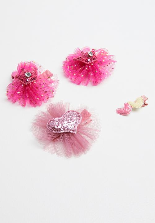 Pop Candy - 4 piece clip pack - pink
