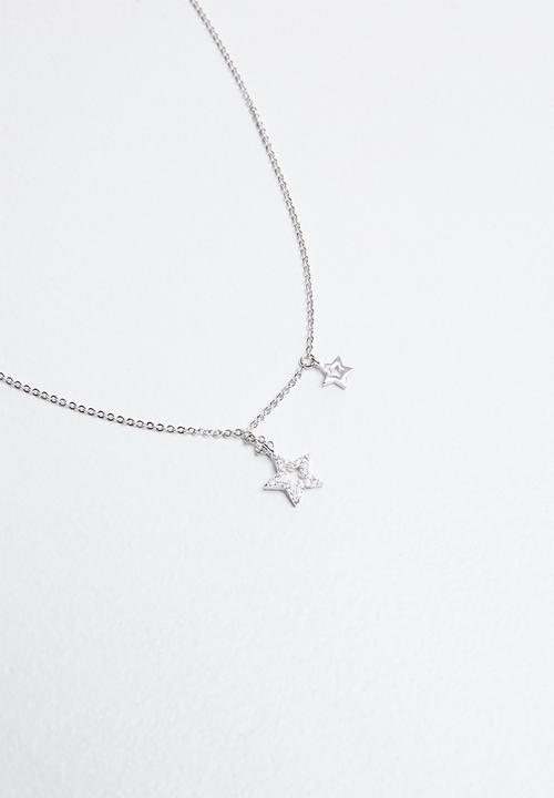 Pop Candy - Stars necklace - silver