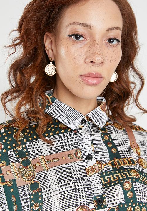 Missguided - Chain print shirt - multi