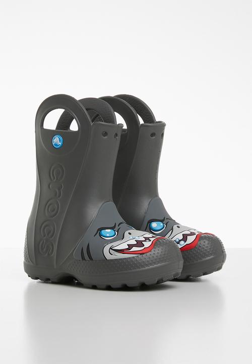 Crocs - Crocs fun lab creature kids rain boot - grey