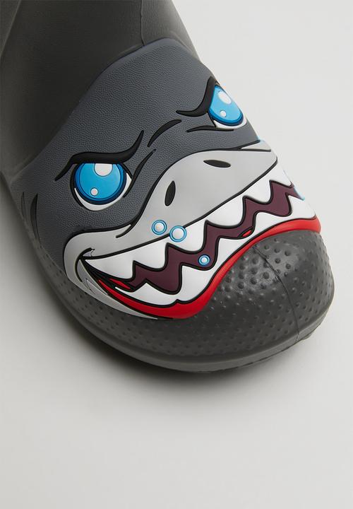 Crocs - Crocs fun lab creature kids rain boot - grey