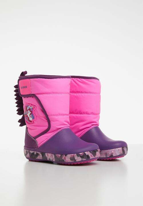 Crocs - Crocs fun lab unicorn kids boots - pink & purple