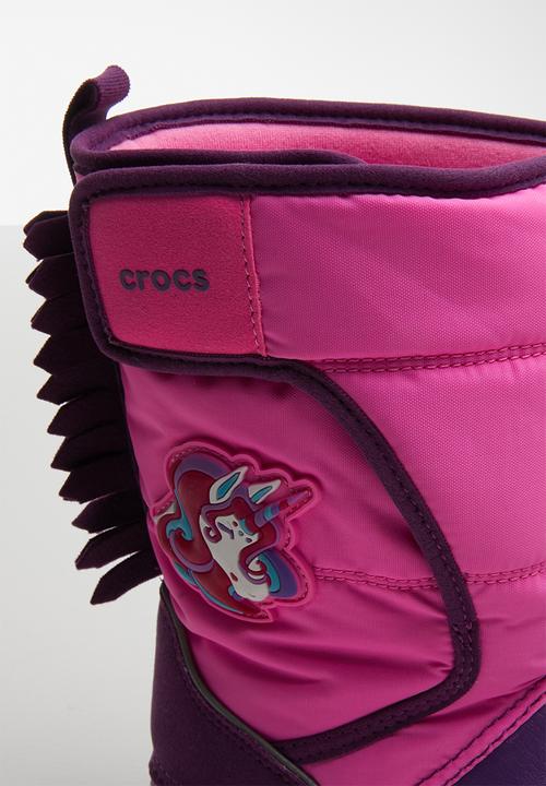 Crocs - Crocs fun lab unicorn kids boots - pink & purple