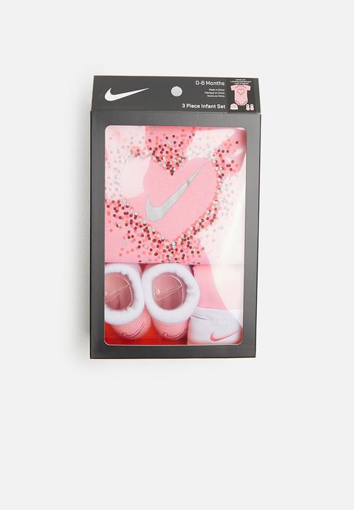 Nike - 3 Piece infant set - pink