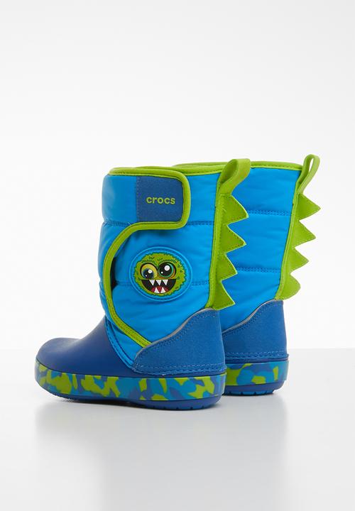 Crocs - Crocs fun lab monster kids boots - blue & green