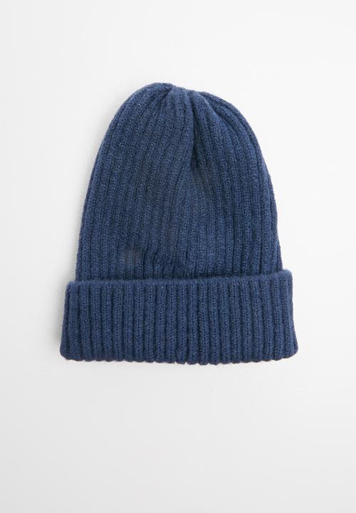Pop Candy - Ribbed beannie - navy