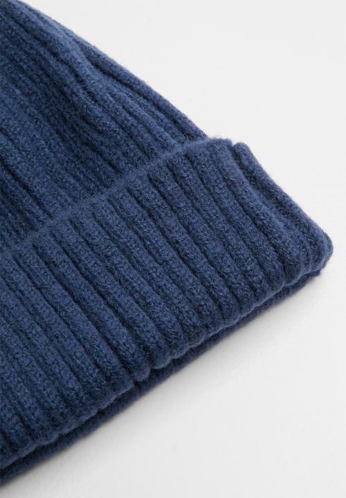 Pop Candy - Ribbed beannie - navy