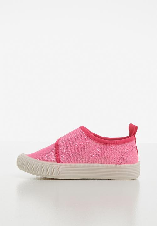 Pop Candy - Girls velcro strap sneaker - pink